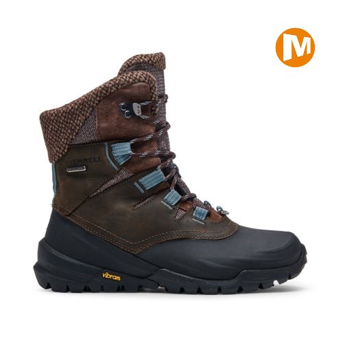 Dámské Trekové Boty Merrell Thermo Aurora 2 Mid Shell Waterproof Tmavě Hnědé (CZ. VGJFW)